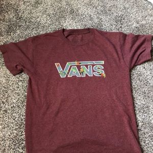 Kids XL Vans maroon shirt